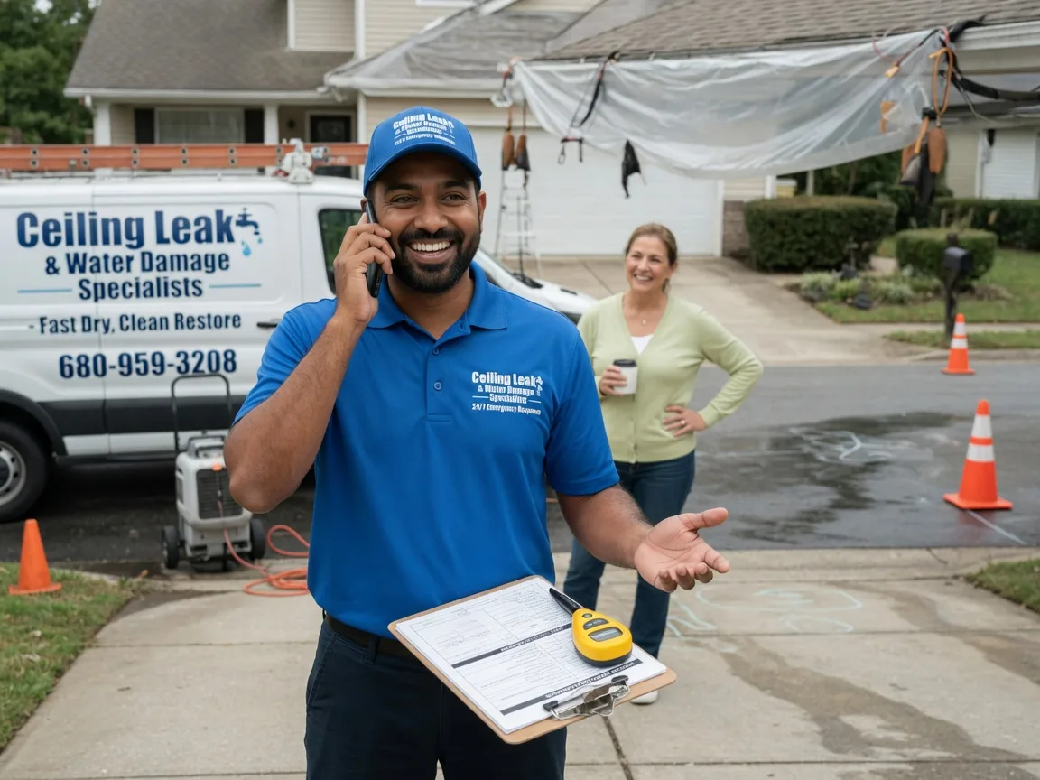 Ceiling Leak Cleanup Ash, NC FAQs